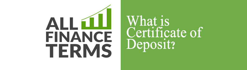 Definition of Certificate of Deposit