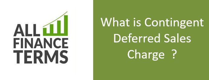Definition of Contingent Deferred Sales Charge